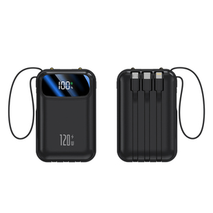 3C认证新款超级快充电宝大容量20000毫安超薄小巧便携自带线官方正品旗舰店适用华为vivoppo苹果专用可上飞机