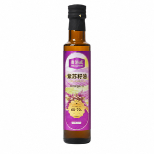 黑龙江桦南紫苏籽油礼盒装高纯度亚麻酸Omega3低温冷榨100%紫苏籽