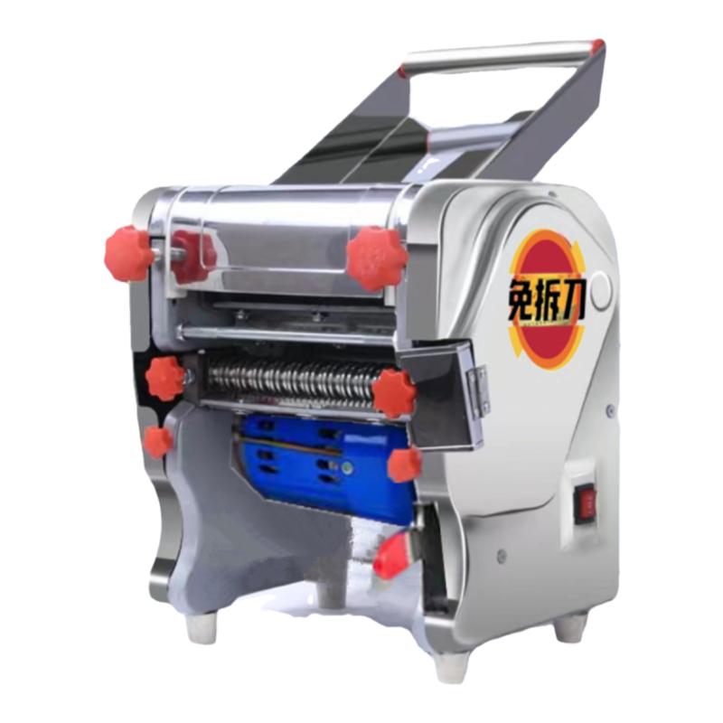 不锈钢电动压面机全自动面条机商用揉面多功能饺子皮混沌包子馒头