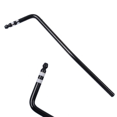 电吉他摇把摇杆颤音器杆金铬震音插式摇吉他把黑直