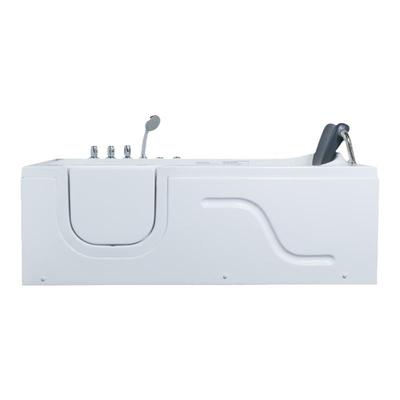 侧开门步入式低门槛躺式按摩浴缸