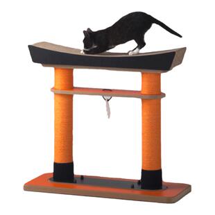 猫爬架日式鸟居猫抓板大猫树麻绳抓柱子猫架子高端一体现代不占地