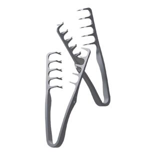 韩国同款蓬松刘海纹理梳锯齿男生夹板发型造型无损伤发质轻便夹板