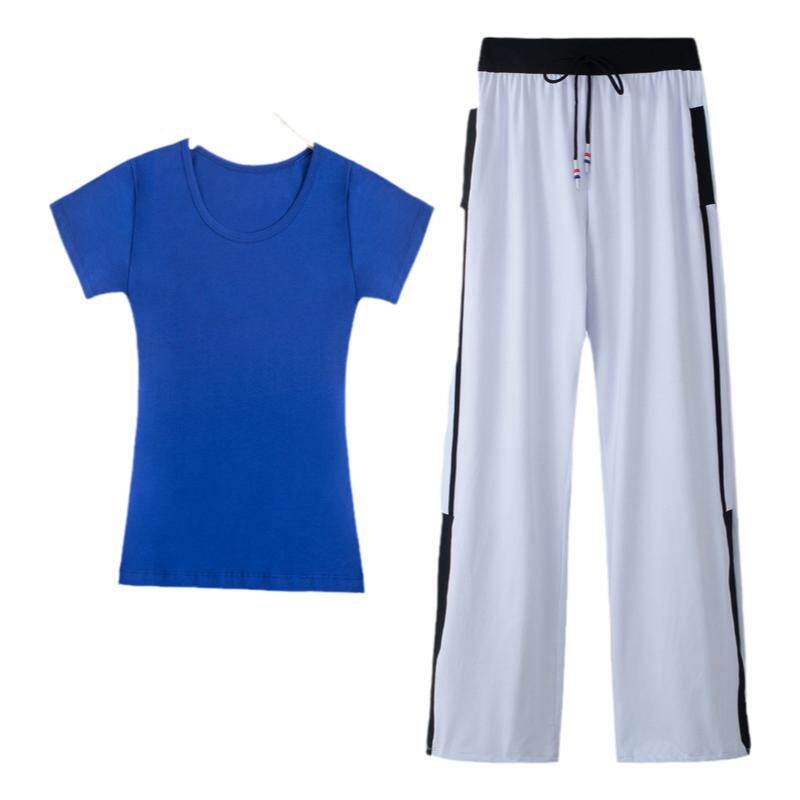 广场舞服装新款套装速干练功服