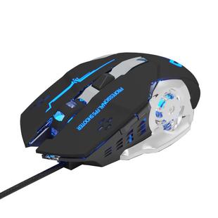 牧马人游戏机械鼠标电竞专用加重有线静音无有声台式机笔记本通用