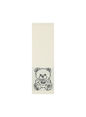【季末特惠】Moschino/莫斯奇诺   男女同款泰迪熊印花围巾