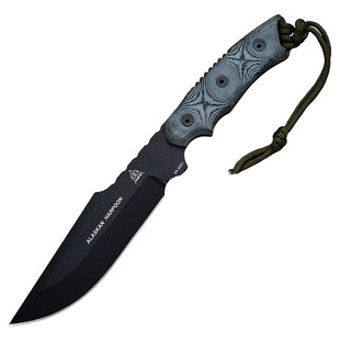 美国进口TOPS托普森捕鲸叉户外生存战术装备求生高碳钢野营小直刀