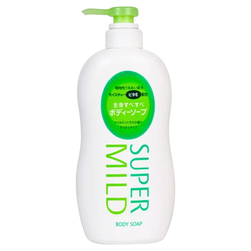 日本进口惠润沐浴露淡雅果香柑橘香650ml滋润温和持久留香沐浴液