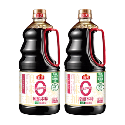 海天原酿本味0添加生抽酱油