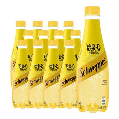 怡泉苏打水气泡水整箱怡泉+C柠檬