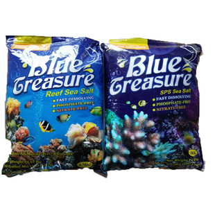 蓝色珍品 LPS SPS珊瑚盐海水海盐 珊瑚砂海水鱼缸开缸海水素快递