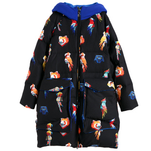 断码清仓冬装潮牌STARTUP耍羽绒服女韩版过膝鸭绒宽松中长款加厚