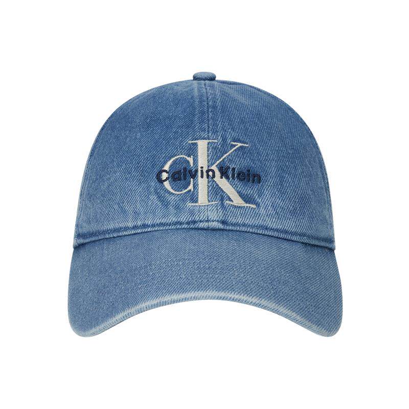 CK男女同款复古刺绣牛仔棒球帽