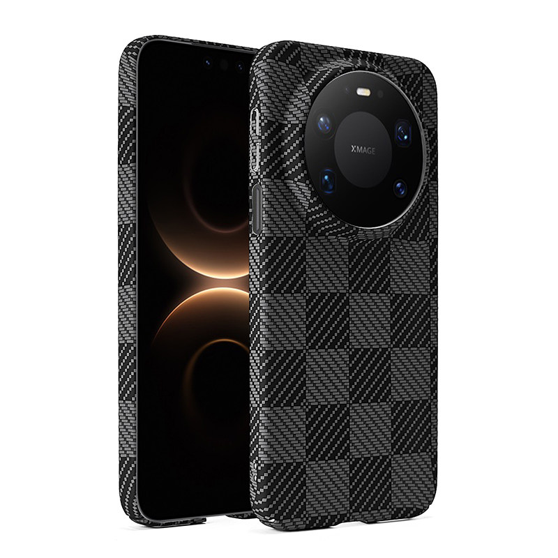 新品【碳纤维纹理】拓行侠适用华为mate90Pro手机壳Mate90ProMax磁吸保护壳PC硬壳肤感水贴外壳不顶膜个性男