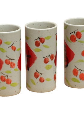 景德镇陶瓷小花瓶办公室桌面摆件