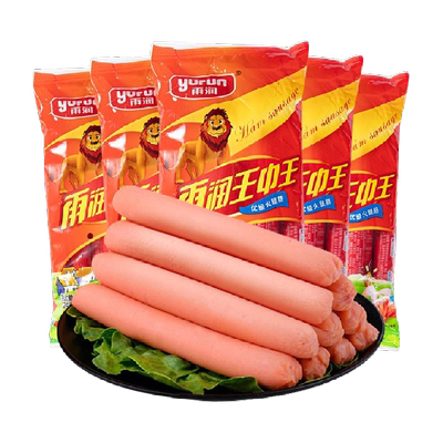 雨润王中王优级火腿肠224g×5袋