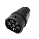 香港澳门欧标Type2转国标充电桩快充转换器GBT国转欧双母3相22KW