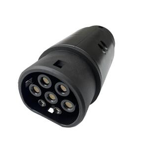 香港澳门欧标Type2转国标充电桩快充转换器GBT国转欧双母3相22KW