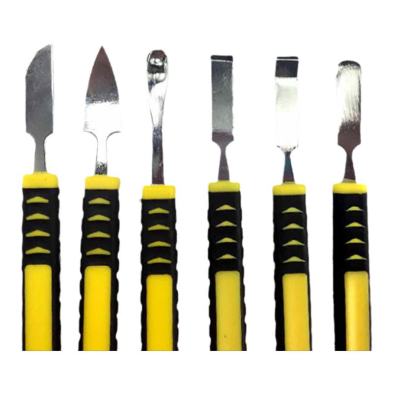 双端金属撬机套装刮刀开口撬机棒拆机手机笔记本电脑维修工具套件