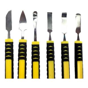 双端金属撬机套装刮刀开口撬机棒拆机手机笔记本电脑维修工具套件