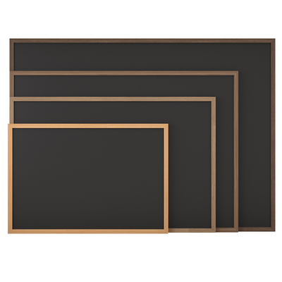 长远磁吸黑板软木组合实木边框