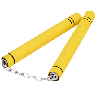 双截棍儿童训练习双节棍初学者海绵成人李小龙同款小学生武术表演