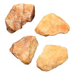 如鸿一物一图天然黄色石英石原石摆件水晶矿石消磁石头大号