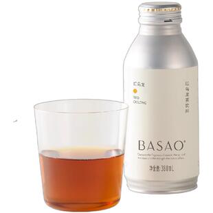BASAO佰朔 红青黑乌龙茶饮料无糖0糖0脂0卡饮料380ml*12罐整箱装