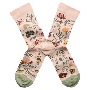 BONNE MAISON法国设计师高端艺术袜子河流中袜四季网红彩袜短棉袜