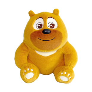 正版熊出没玩偶可爱熊大熊二毛绒玩具公仔睡觉抱枕娃娃生日礼物女