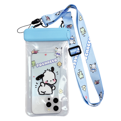 可触屏卡通手机防水袋透明潜水套