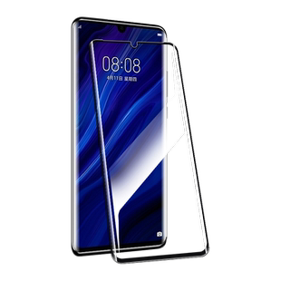 适用华为p30pro钢化膜全屏覆盖p30手机膜曲面玻璃膜高清5G版护眼抗蓝光HUAWEI防摔防爆防指纹手机屏幕保护膜
