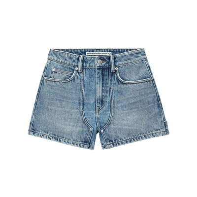 Alexander Wang亚历山大王 女士腰带环工装短裤 迷衣时尚