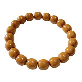 天然文玩猴头老型珠款手串 男女款文玩木头手链支持鉴定