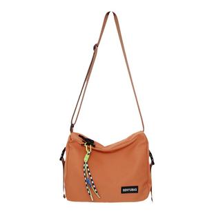 斜挎包男新款休闲简约大学生小背包尼龙布男款包包潮邮差包单肩包