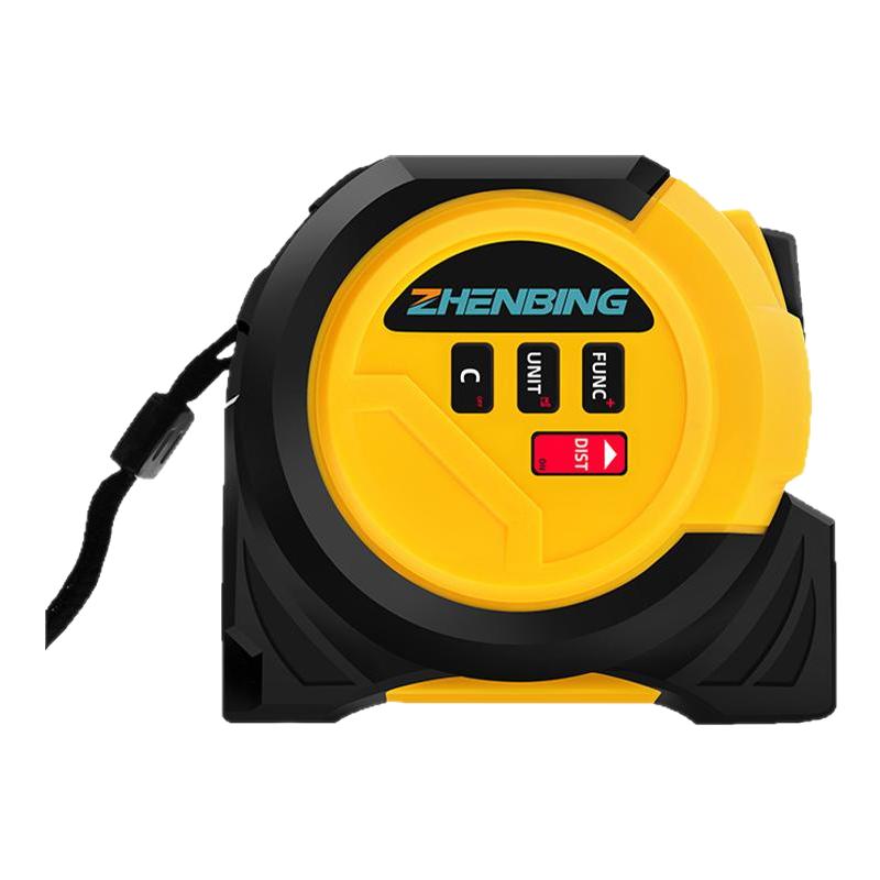 十字线激光卷尺测距仪三合一振兵手持红外线量房电子尺高精度