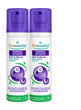 Puressentiel璞医香舒缓睡眠喷雾薰衣草舒压香薰轻松安睡75ml*2