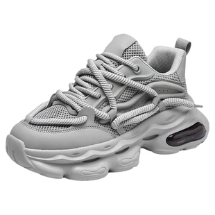 男鞋2026新款春季今年流行爆款小个子显高百搭高端增高厚底老爹鞋