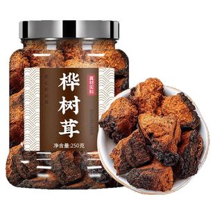 长白山野生桦树茸白桦茸黑金精颗粒桦褐孔菌黑晶精粉的功效和作用