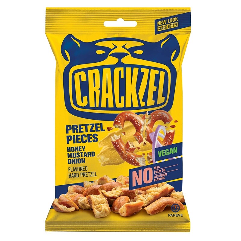 土耳其进口Crackzel丘之上碱水面包干65g蜂蜜芥末芝士味休闲零食