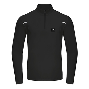 高端同款速干衣半拉链T恤长袖运动上衣男款秋季打底衫立领训练服