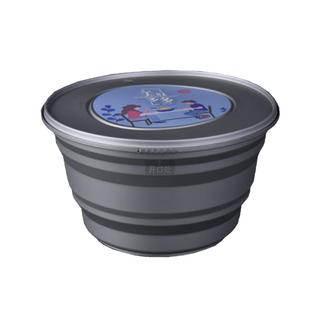 防盗锁扣打包盒灰色1250ml双层汤面分离密封打包碗1750毫升200套