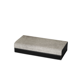 缪斯家 真!马!毛!中古分格首饰盒带化妆镜家居轻奢饰品盒摆件