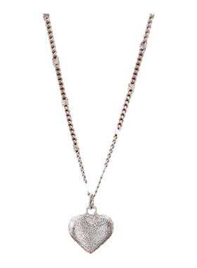 银奥999足银女爱心项链