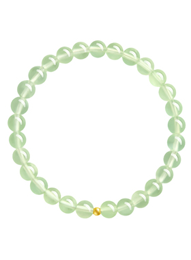 【100%官方正品】葡萄石金珠手串