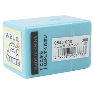 KODOMO NO KAO童颜迷你浸透印章Pom Stamp熊猫海豹恐龙汽车手帐账