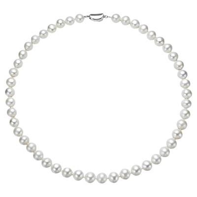 梵宝雅阁诸暨淡水珍珠项链女S925银近圆强光全珠链高级感节日礼物