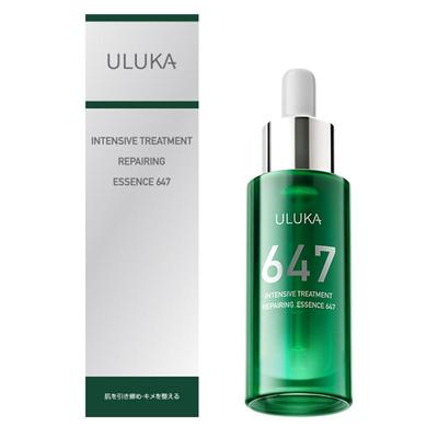 【自营】日本ULUKA647精华液小绿瓶修护改善痘肌平衡补水收缩舒缓