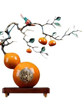 五福临门事事如意黄铜工艺品摆件