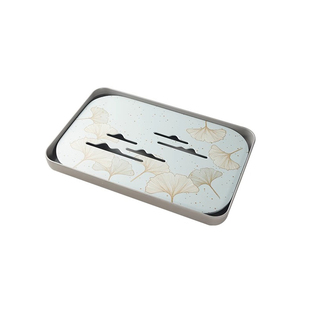 显初小茶盘2025新款家用小型年轻人茶托茶具沥水盘茶杯托盘一人